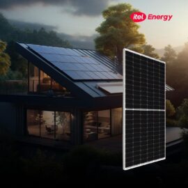 iTel 550W Solar Panel 21.29% module efficiency with 144 N-Type Mono cells 1 3
