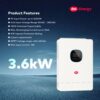 itel 3.6kVA Hybrid Solar Inverter - Powers TVs, Fridges, & 1HP ACs (24V, IP31 Rated) 2
