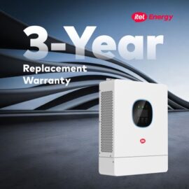 itel 3kW Hybrid Solar Inverter – 24V, Pure Sine Wave (Powers ACs, TVs, Fridge) 2
