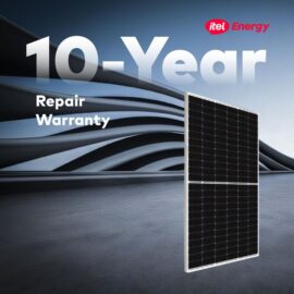 itel 410W Monocrystalline Solar Panel – Rooftop Solar for Homes, Shops & Offices (High-Efficiency, IP68 Rated) 1