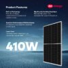 itel 410W Monocrystalline Solar Panel – Rooftop Solar for Homes, Shops & Offices (High-Efficiency, IP68 Rated) 2