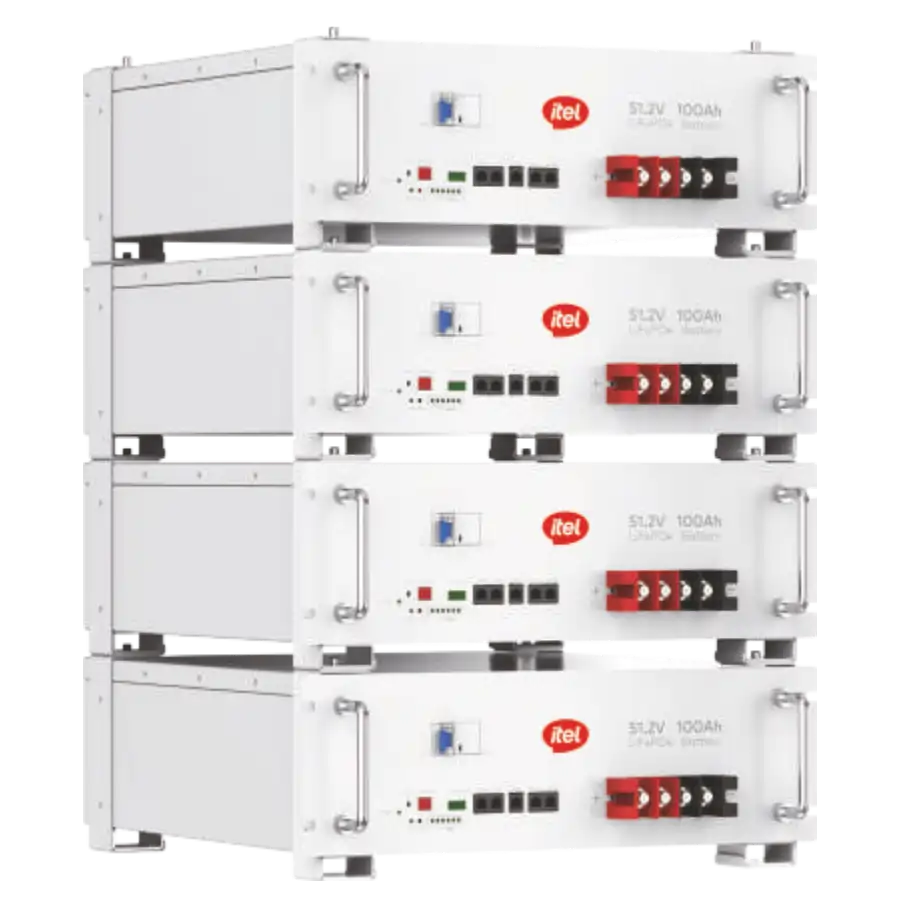 itel 5120Wh Lithium Battery Stackable 48V 100Ah 5.12kWh IPL-51100