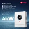 itel 4kW Hybrid Solar Inverter – Powers ACs, Fridges & TVs (24V, IP54 Rated) 1