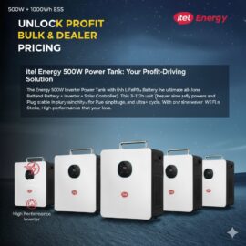 itel 500W Solar Generator 1000Wh Lithium Battery 5 units dealer price power tank 3