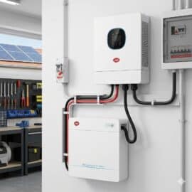Industrial-Grade Protection IP54 Rated 3KW Inverter + 2.56kWh Lithium Battery solar installed setup